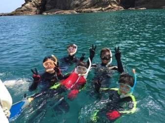 【初心者大歓迎】日南海幸体験シュノーケル♪8歳のお子様から体験OK！特典あり！水中記念写真プレゼント