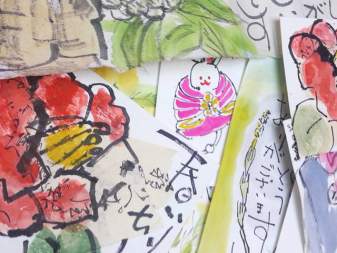 【山口県/下松市】日々の暮らしの 「ちいさな幸せ」を 絵と文字で楽しむ 絵手紙　絵手紙教室